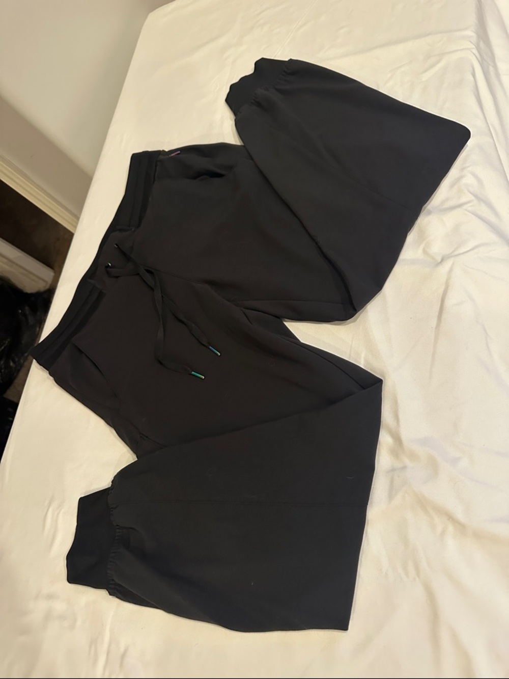 Set of 2 Scrub Joggers- Black